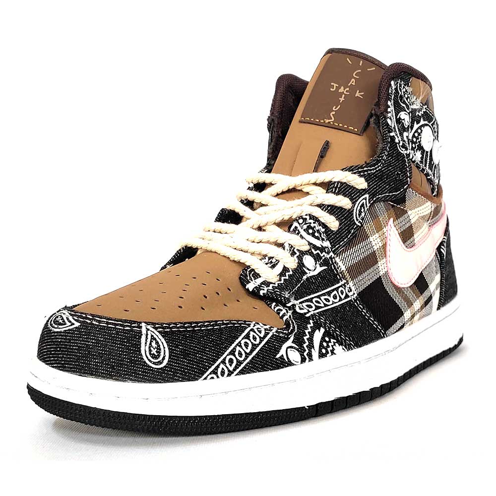 کفش بسکتبال نایک مدل Nike Air Jordan 1 Mid Travis Scorr Ts
