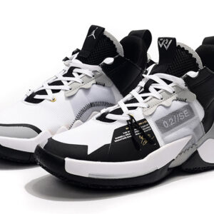 کفش بسکتبال نایک مدل JORDAN WHY NOT ZER0.2 مشکی سفید خاکستری