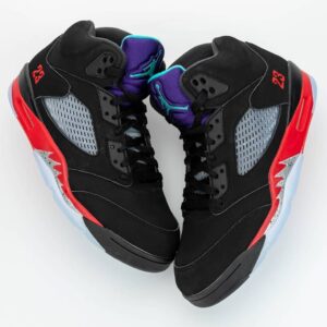 کفش بسکتبال نایک مدل Nike Air Jordan 5 Black Red