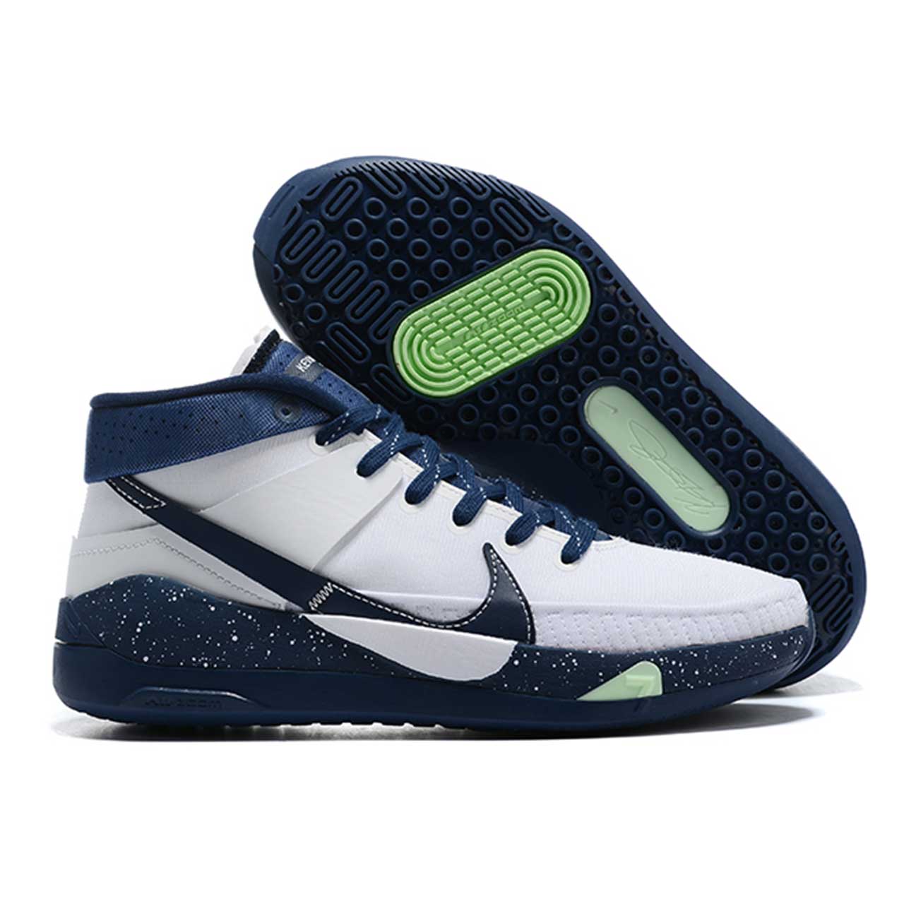 nike kd 13 white navy