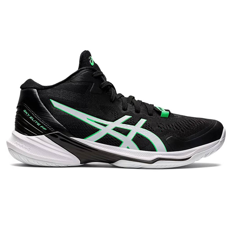 کفش والیبال آسیکس مدل Asics Sky Elite FF2 مشکی سبز مسترکوالیتی